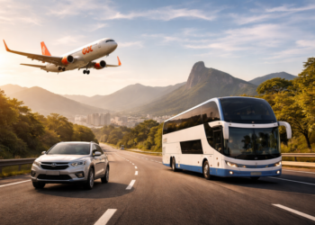 Transporte Mais Barato para Viajar pelo Brasil: Ônibus, Avião ou Carro?